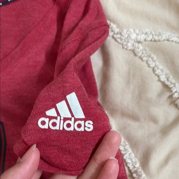 Adidas Red USA Volleyball Tee - Picture 3 of 4